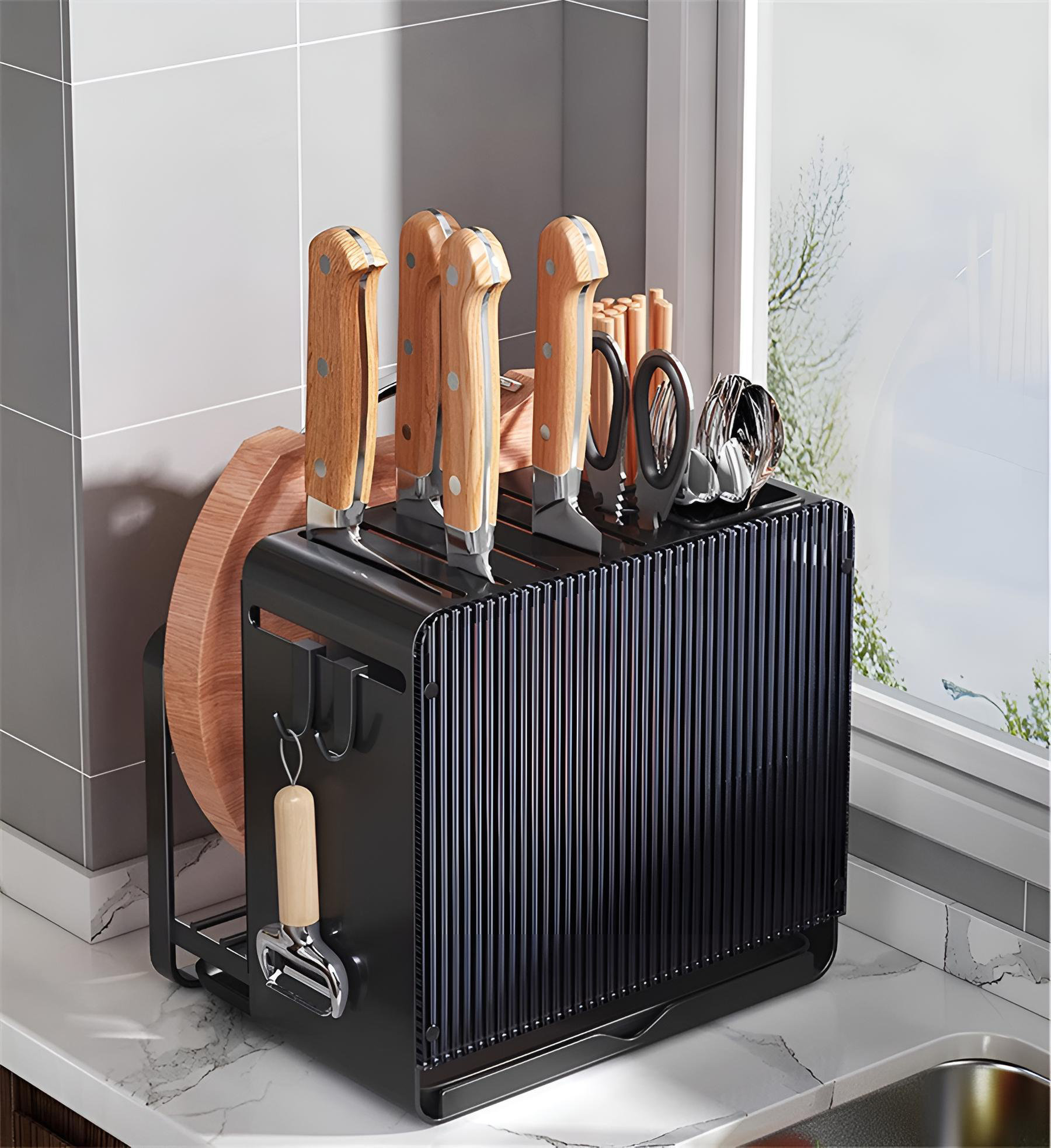Universal knife block discount